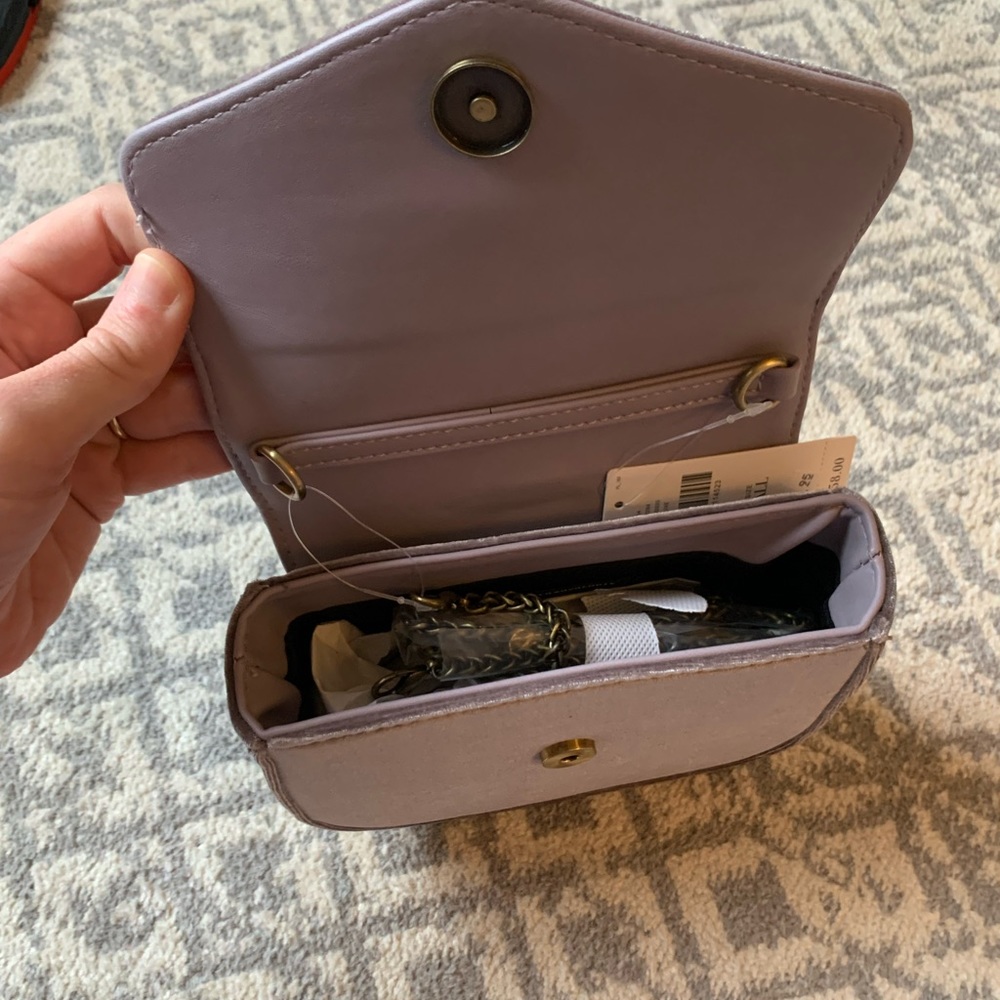 Anthropologies mauve purse / clutch - Picture 3 of 4